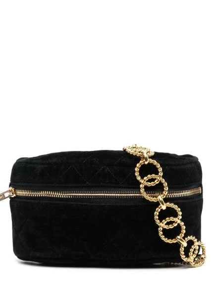 HOT SALE belt Women diamond-quilted CHANEL bag 1980s 0416